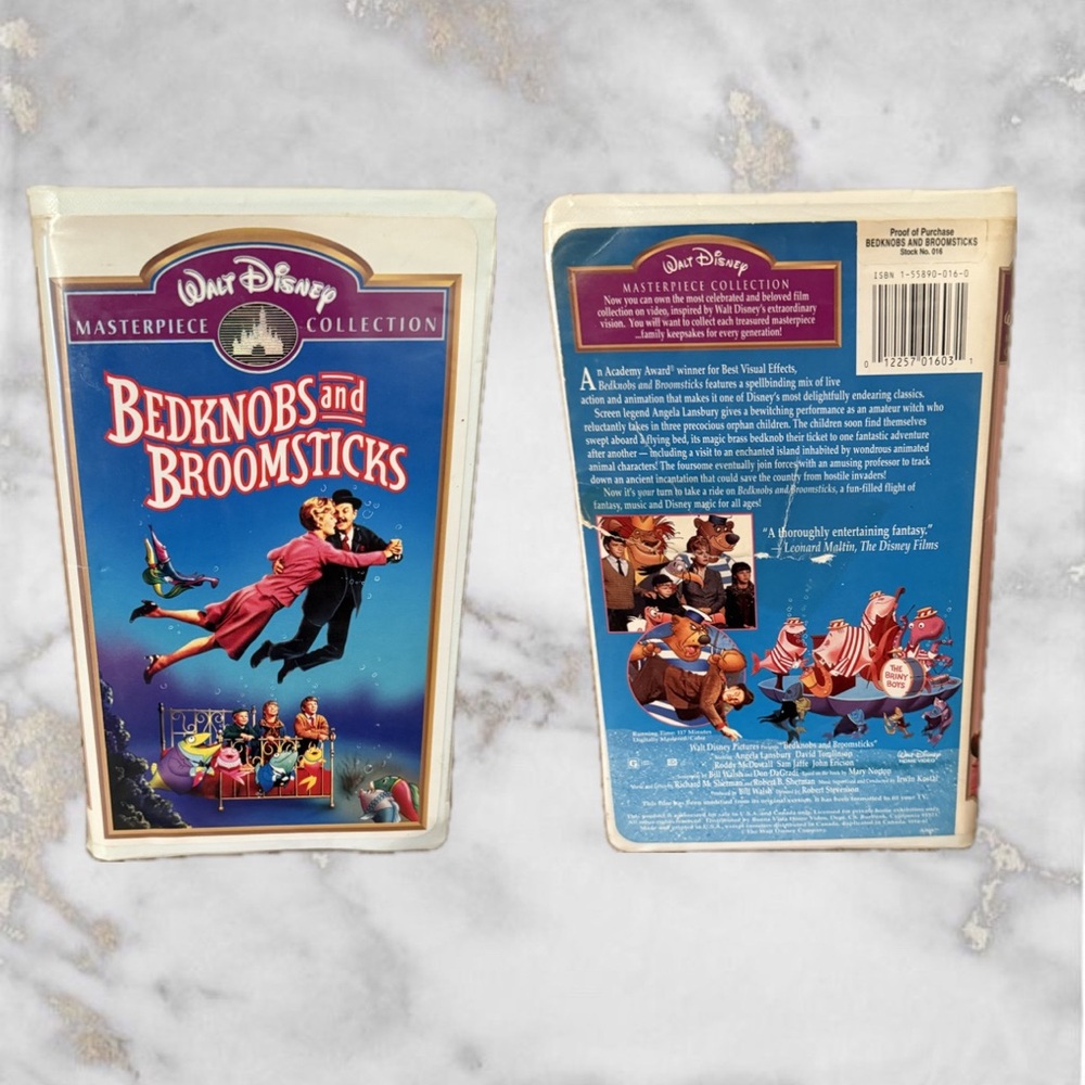 Disney Bedknobs and Broomsticks VHS